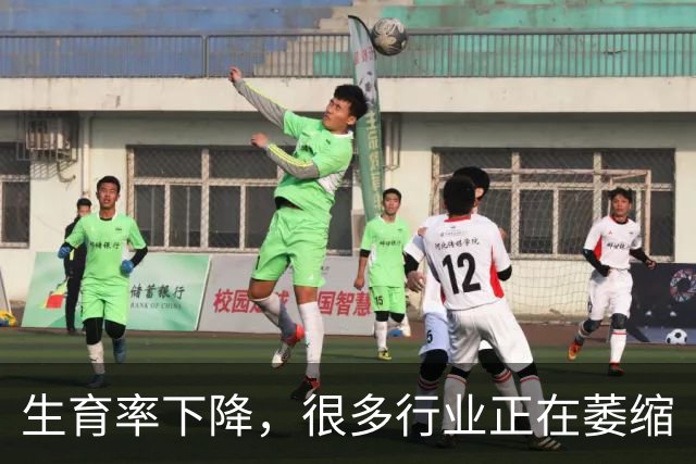 生育率下降，很多行业正在萎缩